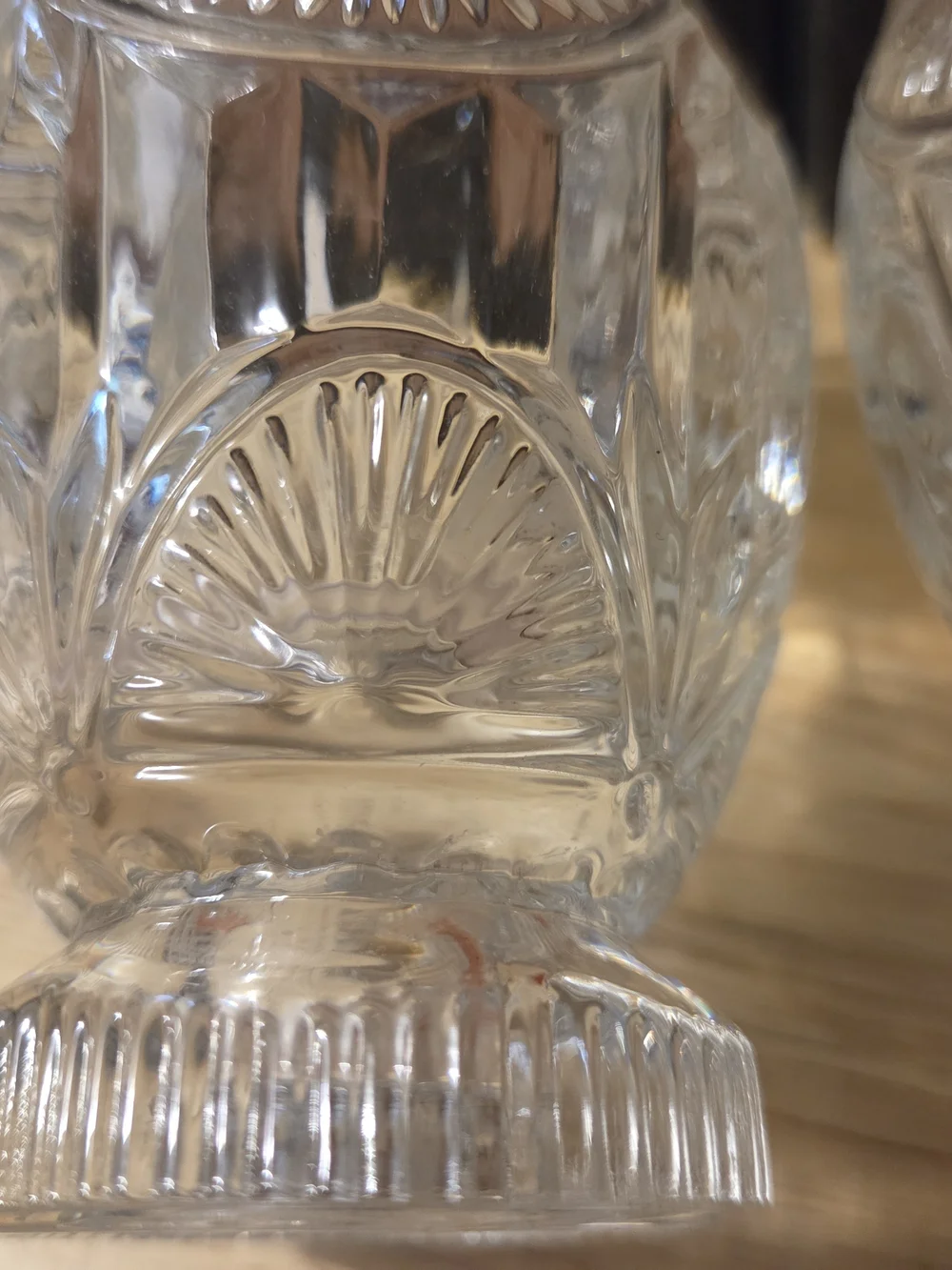Crystal Clear Signatures Patterned Glass Votive/Taper Candle Holders - Set of 2